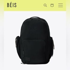 $138 BEIS The North To South Backpack Black Away Monos Lululemon Alo Yoga Nike